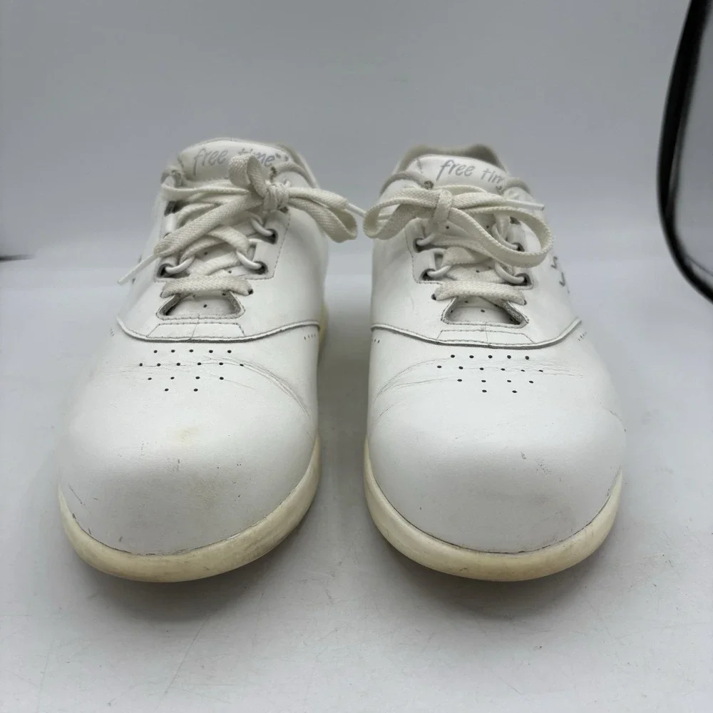 SAS Shoes Womens Size 8.5 WW Free Time‎ Tripad Comfort Sneakers White Leather